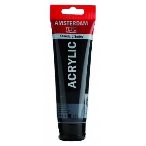 Amsterdam Akrilik Boya 120 ml. 735 Oxide Black