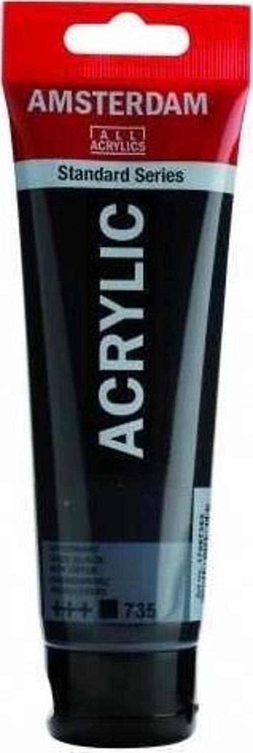 Amsterdam Akrilik Boya 120 ml. 735 Oxide Black