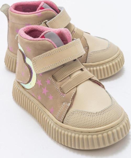 Kız Çocuk Bej Hakiki Deri Suya Dayanıklı Anatomik Günlük Bot