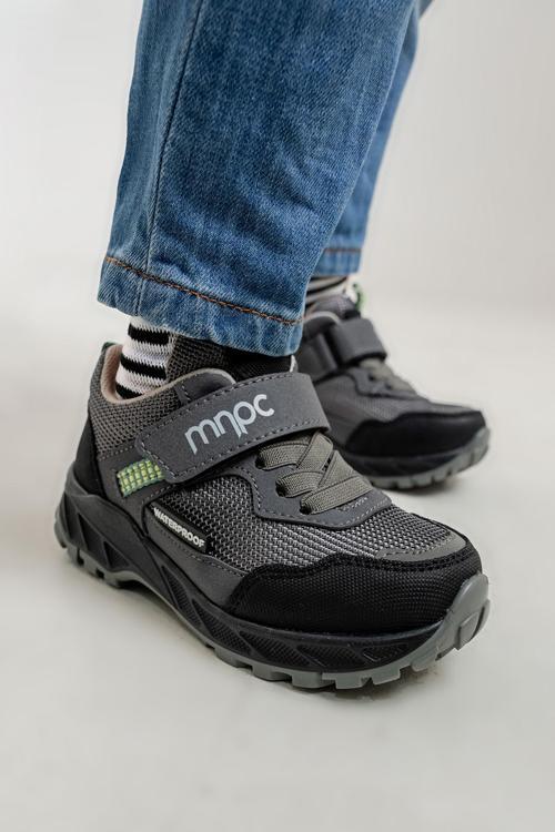 Erkek Çocuk Siyah Su Geçirmez Anatomik Outdoor Ayakkabı