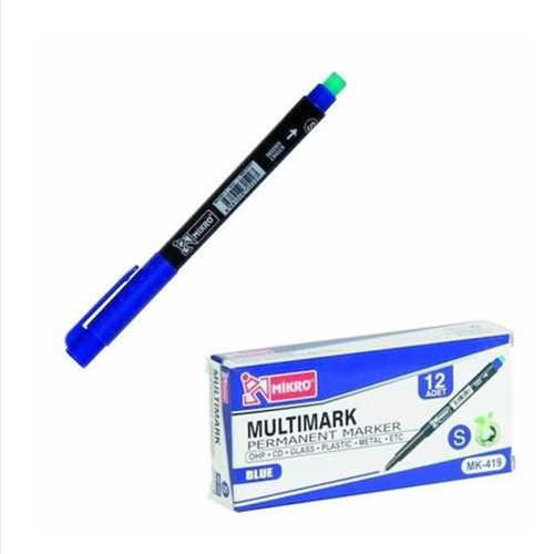 Cd-dvd Kalemi Asetat Kalemi M Mavi Mk-419-mk Permanent Marker 1 adet