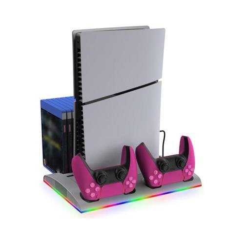 TP5-3570 PS5 Soğutucu Şarj Standı | DualSense Şarj RGB Işık 3 Fan Hızlı Dock İstasyonu