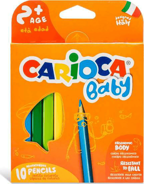 Baby Jumbo Üçgen Kuru Boya Kalemi 10’lu 42819