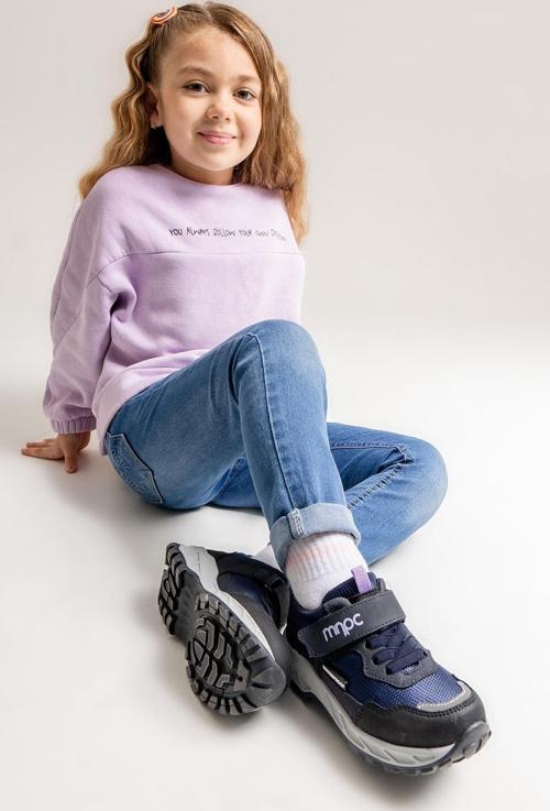 Kız Çocuk Lacivert Su Geçirmez Anatomik Outdoor Ayakkabı