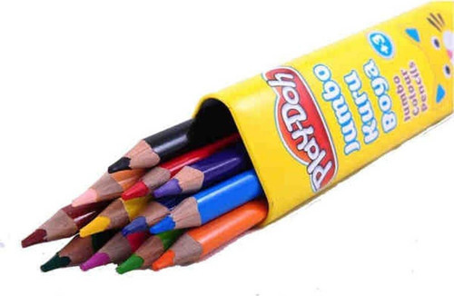 Playdoh Üçgen Jumbo 12 Renk Kuru Boya