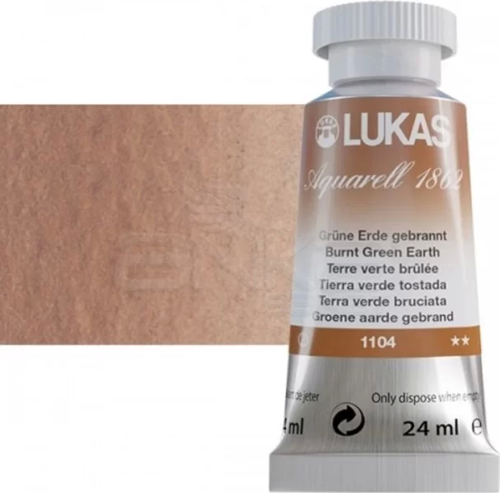 Aquarell 1862 Artist 24ml Sulu Boya 1104 Burnt Green Earth Seri 2