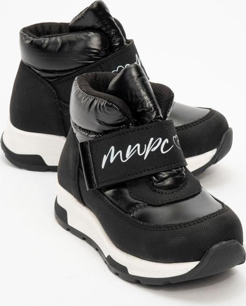 Kız Çocuk Siyah Suni Deri Suya Dayanıklı Anatomik Günlük Bot