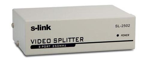2 PORT VGA SPLITTER DAĞITICI 250MHZ - 1920X1080 SL-2502 (K246)