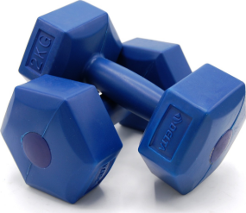 2KG PLASTİK KÖŞELİ DAMBIL 2 ADET (81)