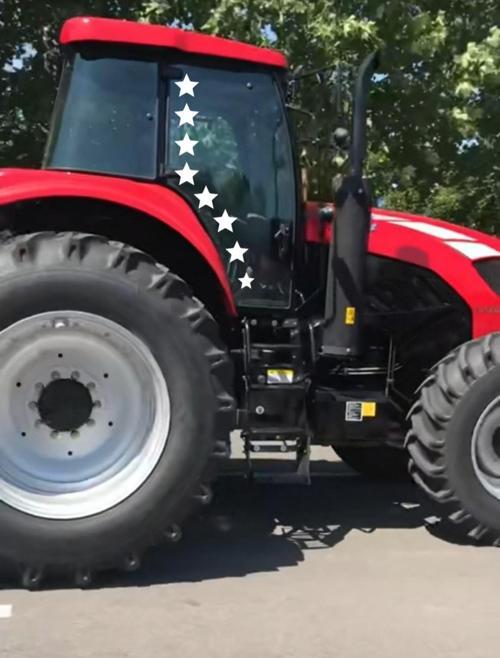 Traktör Yan Kapı Yıldız Yapışkan Sport Modifiye Sticker Erkunt Tümosan New Holland Başak Case