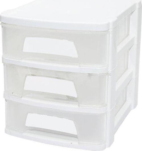 TONTON - NO:1 ÇEKMECE 3 KATLI 18.5X27X22.2CM (K246)