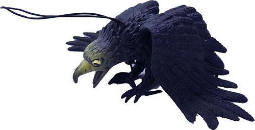 Siyah Renk Yumuşak Plastik Şaka Kartal Yarasa Anahtarlık Şaka Malzemesi