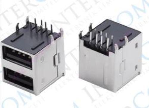 USB 2.0 ŞASE A DİŞİ İKİLİ 90 MAVİ (IC-265E) (K246)