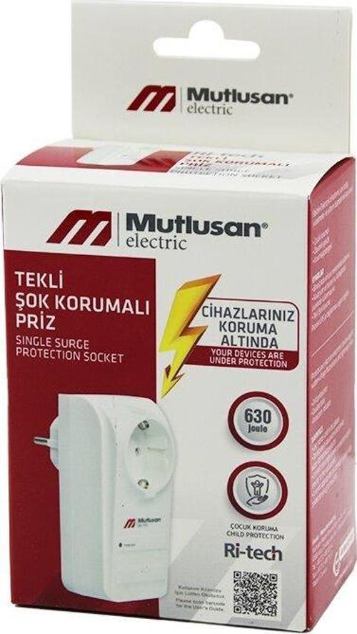 TEKLİ ŞOK KORUMALI PRİZ GOLYAT Rİ-TECH-001 (K246)
