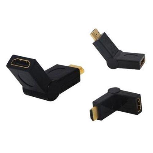 HDMI ERKEK DİŞİ ARA OYNAR BAŞLI APARAT (81) (K246)