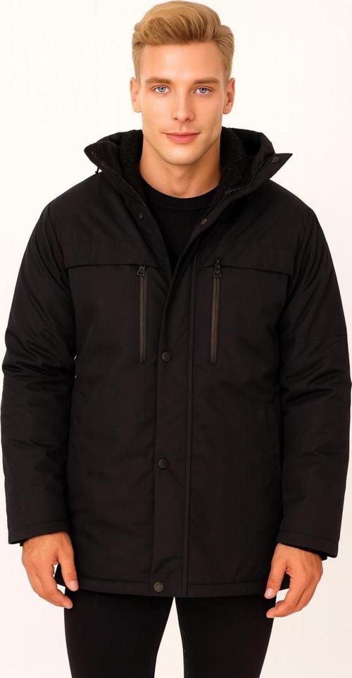 Spor Erkek Polarlı Su Ve Rüzgar Geçirmez Kapüşonlu Mont & Kaban & Parka