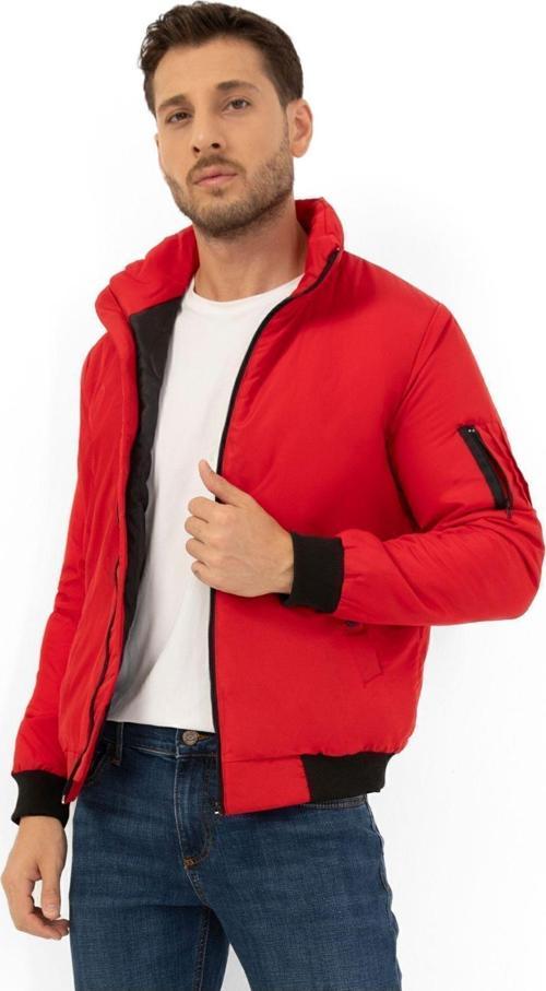 Spor Erkek Astarlı Dik Yaka Mevsimlik Cepli Su ve Rüzgar Geçirmez Mont