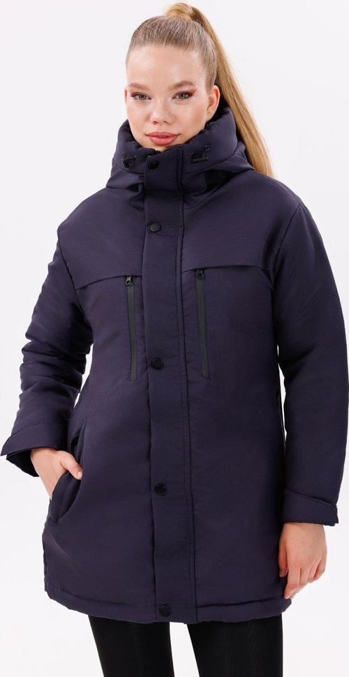 Kadın Polarlı Kürklü Su Ve Rüzgar Geçirmez Kapüşonlu Kışlık Mont & Kaban & Parka