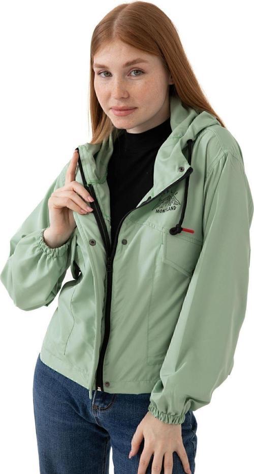 Spor Kadın Su Geçirmez Ve Rüzgara Dayanıklı Kapüşonlu Cepli Çıt Çıtlı Mevsimlik Yağmurluk