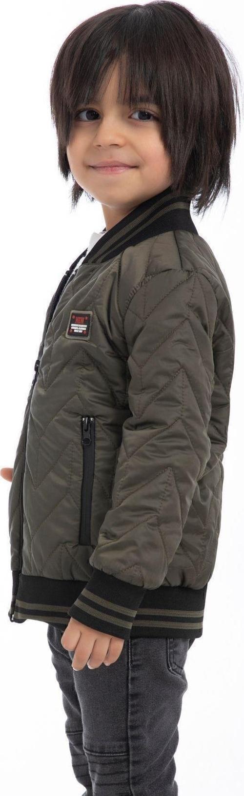 Spor Erkek Spor Çocuk Kolej Yaka Astarlı Su ve Rüzgar Geçirmez Fermuarlı Cep Mont Ceket