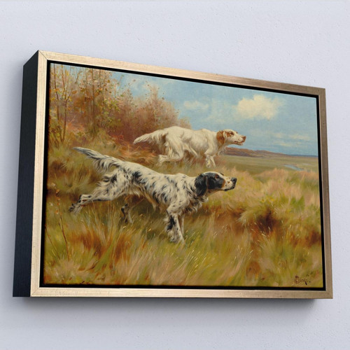 Çerçeveli Çoban Köpekleri Tablosu-7071