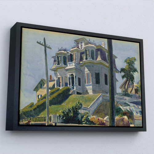 Çerçeveli Edward Hopper, Haskell'S House - Haskell'İn Evi Tablosu-7078