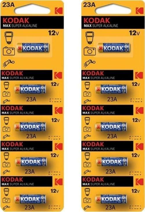 Pil 23 A Araba Garaj Kumanda Pili 12 Volt 2 Paket 5 Li 23A Alkalin Kumanda Pili