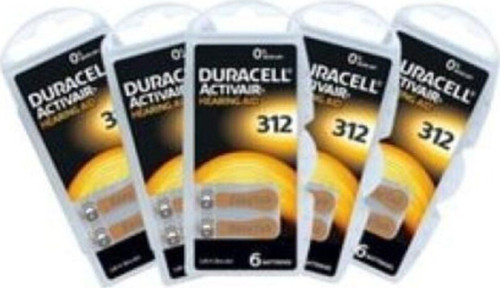 312 Numara Pil Kulak Içi Işitme Cihazı Pili 5 Paket-Toplam 30 Adet Pil