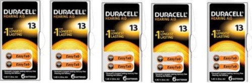 13 Numara Kulaklık Pili 5 Paket 6'Lı