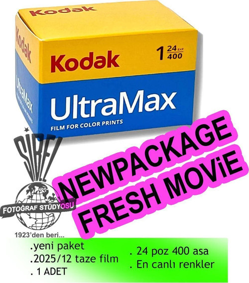 Analog 35 Mm Ultramax Film 24 Poz