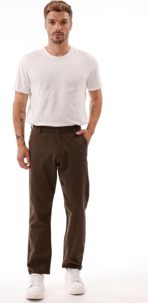 Erkek Keten Pantolon – Nefes Alabilir, Rahat Kesim Günlük Giyim -geniş Beden Aralığı-