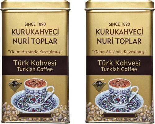 2X300 Gr Teneke Kutuda Geleneksel Türk Kahvesi 600 Gram