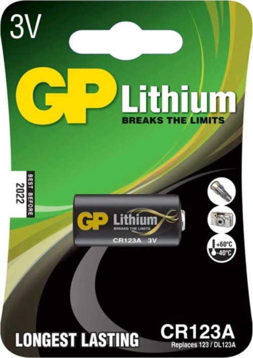 Batteries Gp Tekli Cr 123A 3V Lityum Pil