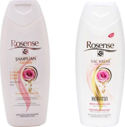 Gül Özlü Şampuan 400 Ml Keratin Saç Kremi 400 Ml