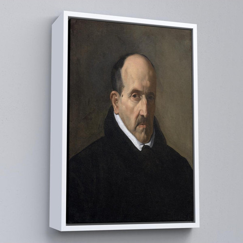 Çerçeveli Velázquez - Şair Luis De Góngora Tablosu-7357