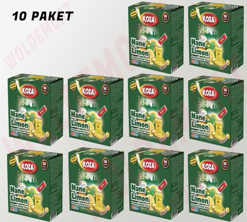 Nane Limon Aromalı Tek Içimlik Içecek Tozu 50×10 Paket