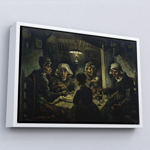 Çerçeveli Vincent Van Gogh Patates Yiyenler Tablo - The Potato Eaters By-7169