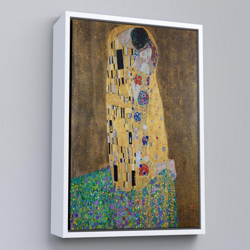 Çerçeveli Gustav Klimt'İn Öpücüğü Tablo - The Kiss By Gustav Klimt-7432