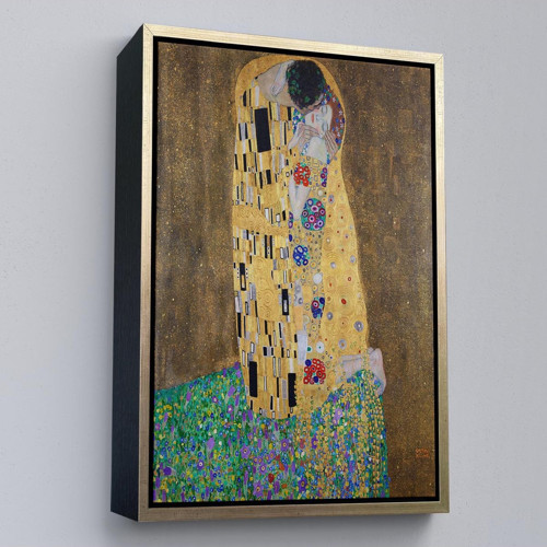 Çerçeveli Gustav Klimt'İn Öpücüğü Tablo - The Kiss By Gustav Klimt-7432