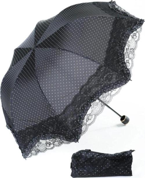 Lüx Kırılmaz Özellikli Bayan Taşıma Çantalı Şemsiye Siyah