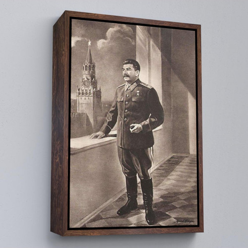Çerçeveli Joseph Stalin Rusya Ve Sovyetler Birliği Sscb Tablo-7715