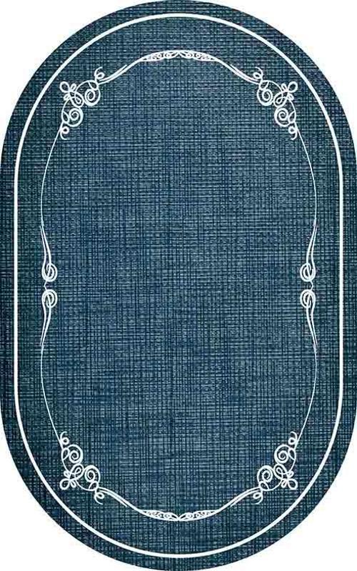 Oval Yolluk Paspas Saçaklı Püsküllü Süngerli Hol Banyo Paspası 50x80cm Yeni Sezon 0414