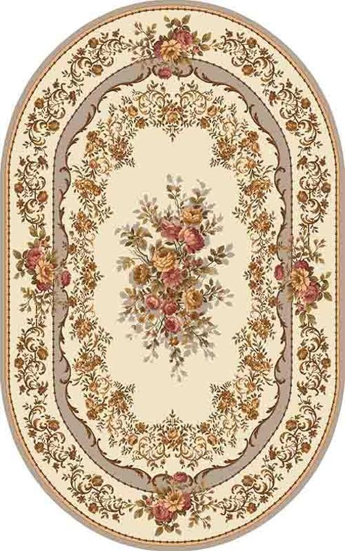 Oval Yolluk Paspas Saçaklı Püsküllü Süngerli Hol Banyo Paspası 50x80cm Yeni Sezon 0059