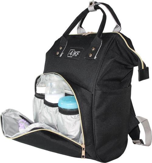 Anne Bebek Bakım Sırt Çantası Fonksiyonel Su Geçirmez Çanta Siyah