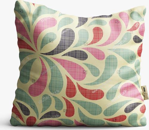 Kırlent Kılıfı 42x42cm Dekoratif Kırlent Yastık Kılıfı Yeni Sezon Desenli Modeli Pat 02