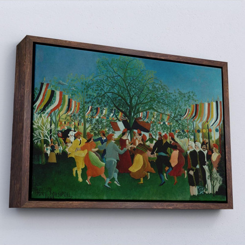 Çerçeveli Henri Rousseau Bağımsızlığın 100. Yıl Kutlamaları Tablo-7043