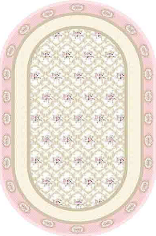 Oval Paspas Saçaklı Paspas Püsküllü Süngerli Hol Banyo Paspası 40x60cm Yeni Sezon 0571