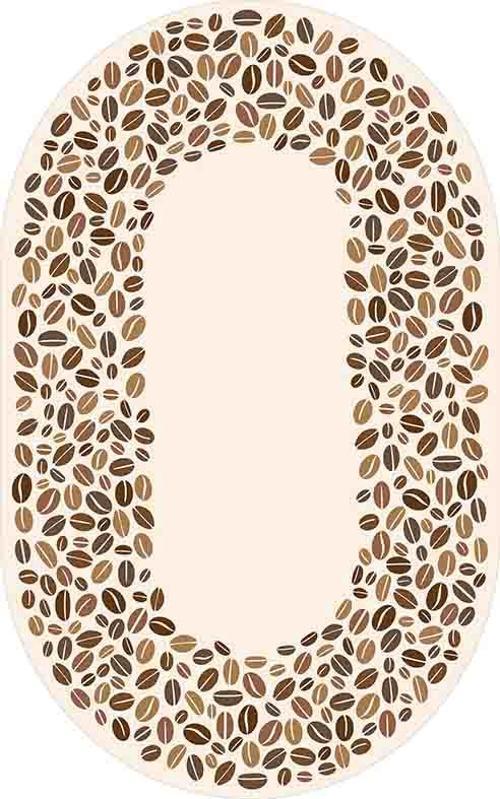 Oval Yolluk Paspas Saçaklı Püsküllü Süngerli Hol Banyo Paspası 50x80cm Yeni Sezon 0281