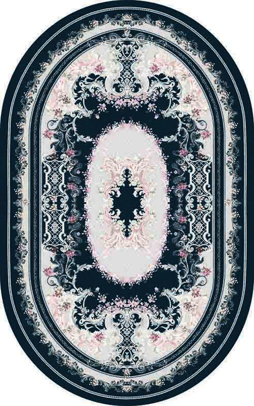 Oval Yolluk Paspas Saçaklı Püsküllü Süngerli Hol Banyo Paspası 50x80cm Yeni Sezon 0350