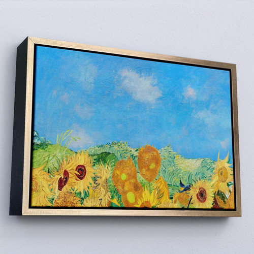Çerçeveli Vincent Van Gogh - Ayçiçekleri Tablo-7153